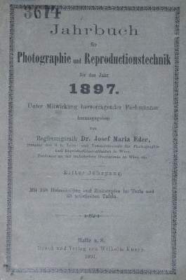 Bild Nr.1: 125-1718 Jahrbuch für Photographie und Reproductionstechnik.: (Verschiedene Länder - Geschichte, Photographie)