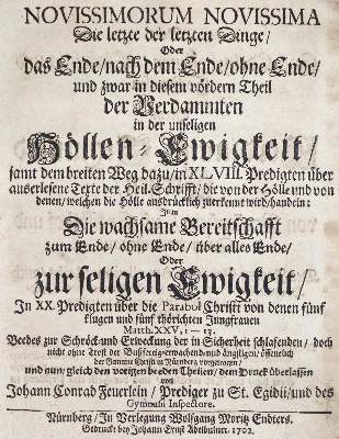 Bild Nr.1: 125-173 Feuerlein,J.C.: (Alte Drucke, Handschriften und Theologie)