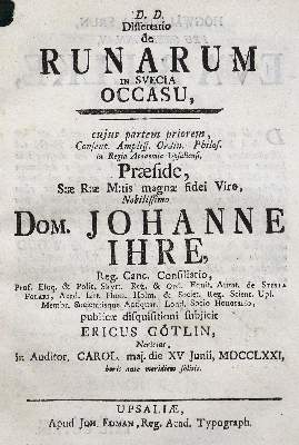 Bild Nr.1: 125-1767 Götlin,E.: (Arktis-Antarktis-Nordländer, Runen)