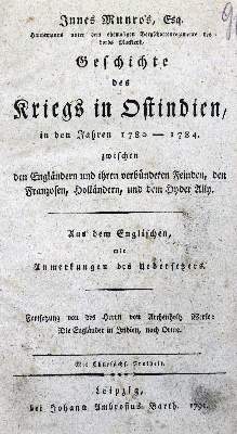 Bild Nr.1: 125-1776 Munro,I.: (Asien, Indien)