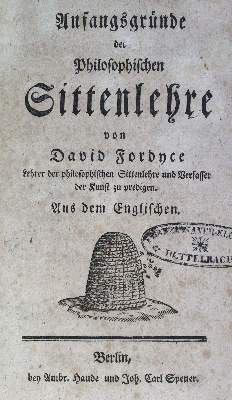 Bild Nr.1: 125-178 Fordyce,D.: (Alte Drucke, Handschriften und Theologie)