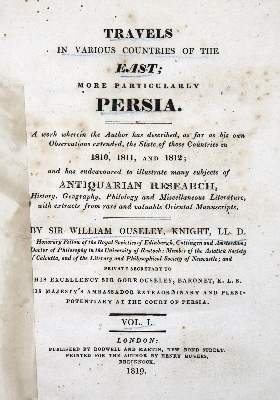 Bild Nr.2: 125-1782 Ouseley,W.: (Asien, Persien)
