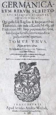 Bild Nr.1: 125-179 Freher,M.: (Alte Drucke, Handschriften und Theologie)