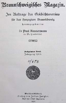 Bild Nr.3: 125-1819 Braunschweigisches Magazin: (Deutschland, Braunschweig)