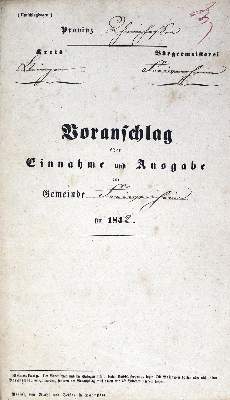 Bild Nr.1: 125-1894 Sammlung: (Deutschland, Rheinhessen, Handschriften)