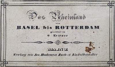 Bild Nr.1: 125-1899 Krätzer,G.: (Deutschland, Rheinlande)
