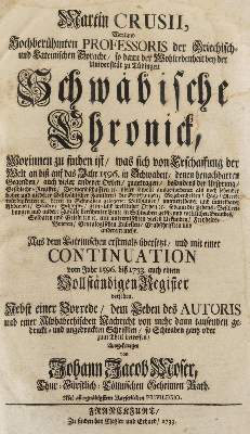 Bild Nr.1: 125-1915 Crusius,M.: (Deutschland, Schwaben)
