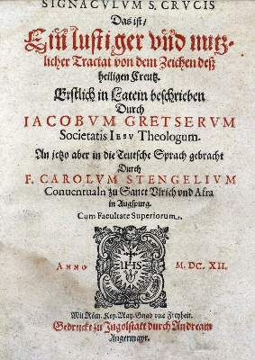 Bild Nr.1: 125-196 Gretser,J.: (Alte Drucke, Handschriften und Theologie)