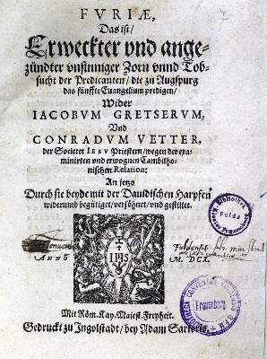Bild Nr.1: 125-197 Gretser,J. u. C.Vetter.: (Alte Drucke, Handschriften und Theologie)