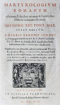 Bild Nr.2: 125-20 Baronius,C.: (Alte Drucke, Handschriften und Theologie)