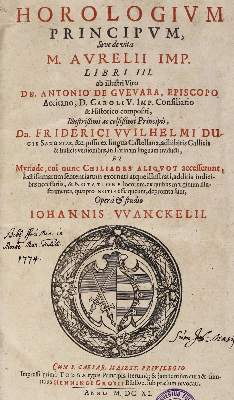 Bild Nr.1: 125-200 Guevara,A.de.: (Alte Drucke, Handschriften und Theologie)