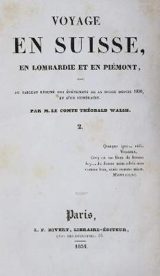 Bild Nr.3: 125-2013 Propiac, de Chevalier (C.-J.-F.-G. de).: (Schweiz)
