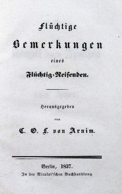 Bild Nr.2: 125-2028 Arnim,C.O.L.v. (Hrsg.).: (Verschiedene Länder - Geschichte)