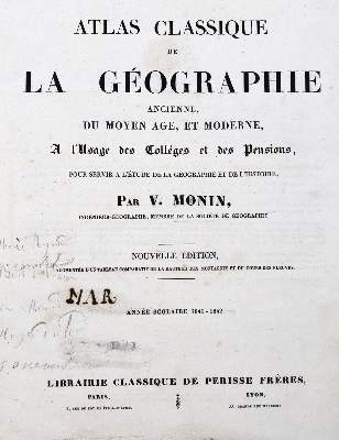 Bild Nr.4: 125-2036 Monin,V.: (Verschiedene Länder - Geschichte, Atlanten)