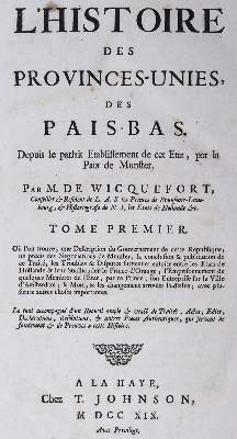 Bild Nr.2: 125-2052 Wicquefort,(A.)de.: (Verschiedene Länder - Geschichte, Benelux)