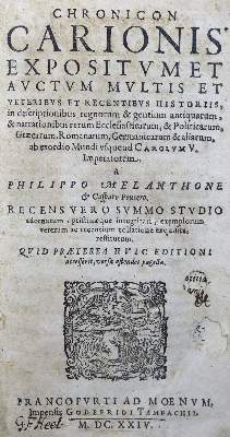 Bild Nr.1: 125-2058 Carion,(J.).: (Verschiedene Länder - Geschichte)
