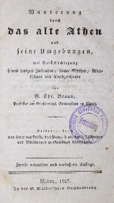Bild Nr.1: 125-2070 Braun,G.C.: (Verschiedene Länder - Geschichte, Griechenland)