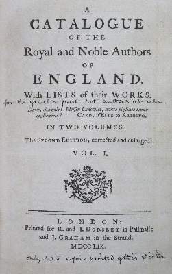 Bild Nr.2: 125-2079 (Walpole,H.).: (Verschiedene Länder - Geschichte, Grossbritannien)