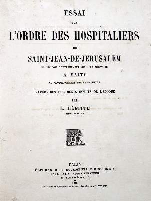 Bild Nr.1: 125-2091 Heritte,L.: (Verschiedene Länder - Geschichte, Malteserorden)