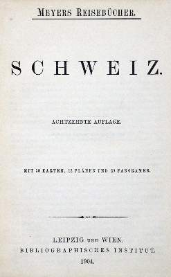 Bild Nr.2: 125-2095 Sammlung: (Verschiedene Länder - Geschichte, Meyers Reisebücher)
