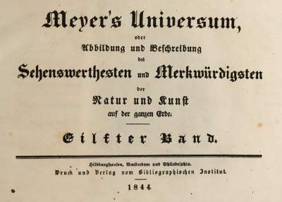Bild Nr.1: 125-2096 Meyer's Universum.: (Verschiedene Länder - Geschichte)