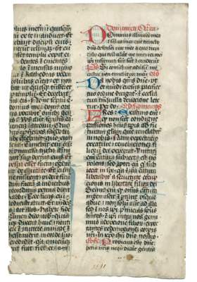 Bild Nr.1: 125-210 Einbandmakulatur.: (Handschriften)