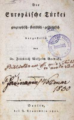 Bild Nr.1: 125-2123 Goedicke,F.W.: (Verschiedene Länder - Geschichte, Türkei)