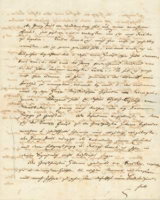 Bild Nr.1: 125-2138 Blittersdorf, Friedrich Frhr. v.,: (Autographen)