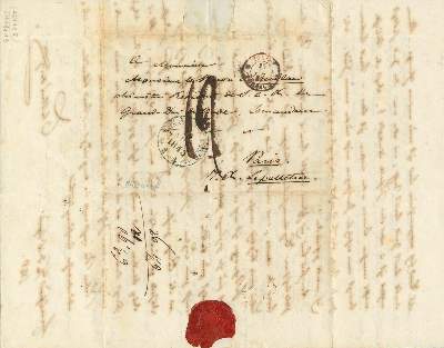 Bild Nr.2: 125-2138 Blittersdorf, Friedrich Frhr. v.,: (Autographen)