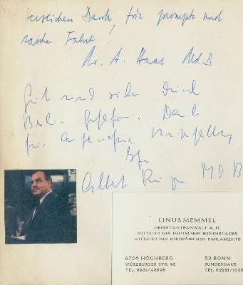 Bild Nr.1: 125-2145 Gästebuch: (Autographen)