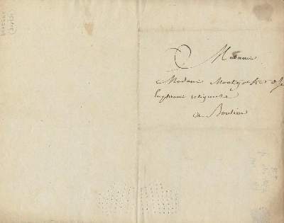 Bild Nr.2: 125-2154 Montgolfier, (Marguerite-Thérèse),: (Autographen)