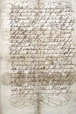 Bild Nr.1: 125-216 Bestallungsbrief: (Handschriften, Krems)