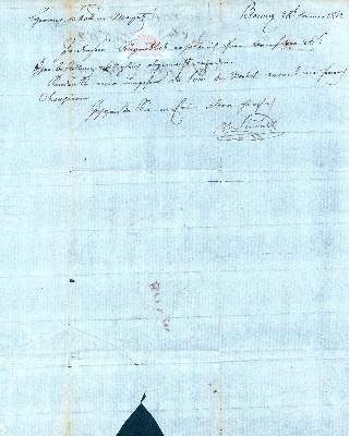 Bild Nr.2: 125-2163 Simrock, Nikolaus,: (Autographen)