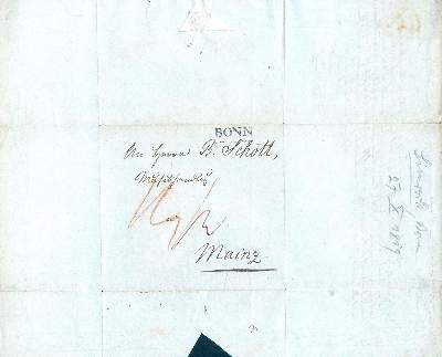 Bild Nr.3: 125-2163 Simrock, Nikolaus,: (Autographen)