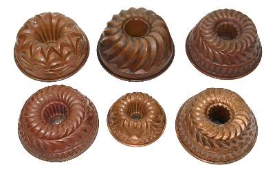 Bild Nr.1: 125-2206 Kuchenformen, Gugelhupfformen: (Varia)