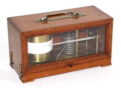 Bild Nr.1: 125-2251 Aneroid Barograph: (Varia, Technik und Handwerk)