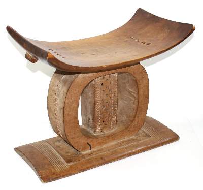 Bild Nr.3: 125-2261 Ashanti Ghana Zeremonialhocker: (Afrika)