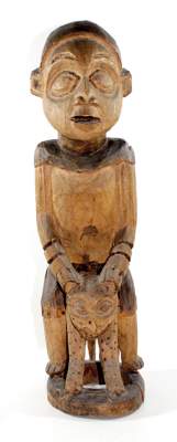 Bild Nr.1: 125-2291 Bamileke Kamerun.: (Afrika, Sammlung Wolfgang Nerlich, Figuren)