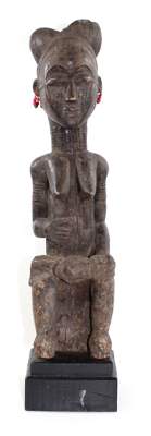 Bild Nr.1: 125-2293 Baule Agni.: (Afrika, Sammlung Wolfgang Nerlich, Figuren)