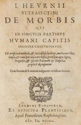 Bild Nr.1: 125-237 Heurne (auch Heurn),J.v.: (Alte Drucke, Handschriften und Theologie)