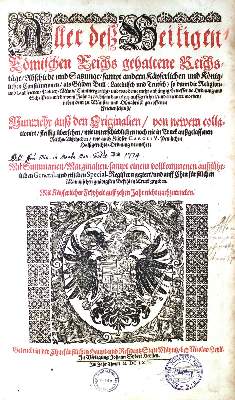 Bild Nr.1: 125-238 Hörnigk,L.v.: (Alte Drucke, Handschriften und Theologie)