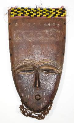 Bild Nr.1: 125-2462 Lele Maske.: (Afrika, Sammlung Wolfgang Nerlich, Masken)
