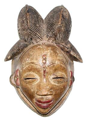 Bild Nr.1: 125-2490 Punu Gabun.: (Afrika, Sammlung Wolfgang Nerlich, Masken)