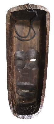 Bild Nr.3: 125-2492 Schwere Hartholzmaske: (Afrika, Sammlung Wolfgang Nerlich, Masken)