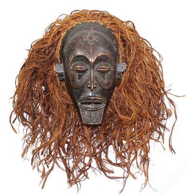Bild Nr.1: 125-2505 Tschokwe.: (Afrika, Sammlung Wolfgang Nerlich, Masken)