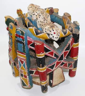 Bild Nr.3: 125-2512 Yoruba Nigeria: (Afrika, Sammlung Wolfgang Nerlich, Masken)