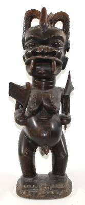 Bild Nr.2: 125-2547 Schlangenbekrönte Mutterfigur: (Afrika)