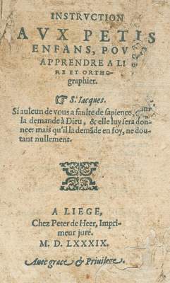 Bild Nr.1: 125-256 Instruction: (Alte Drucke, Handschriften und Theologie)