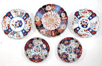 Bild Nr.1: 125-2561 5 Imariteller.: (Asiatika)
