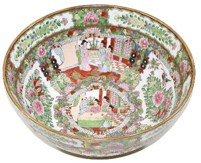 Bild Nr.1: 125-2579 Großer China Bowl: (Asiatika, China)